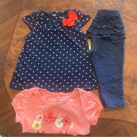 3 piece 6-9 months baby girl bundle - Picture 1 of 4